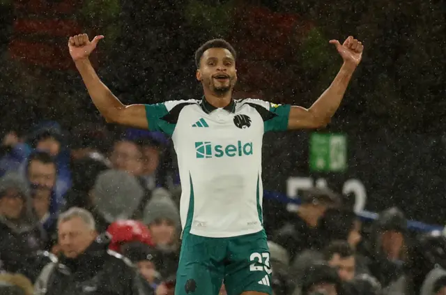 Jacob Murphy celebrates