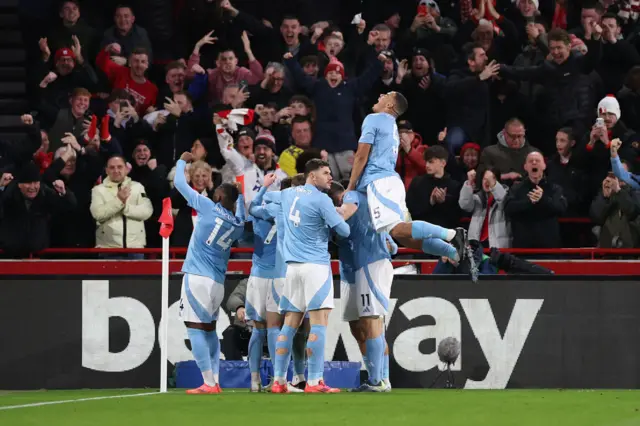 Nottingham Forest celebrate