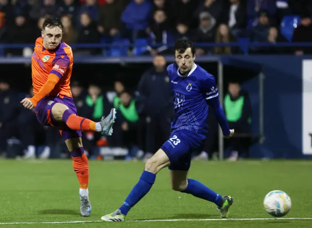 Joel Cooper's 11 Irish Premiership goals this season have helped the Blues take an 11-point lead at the top of the table