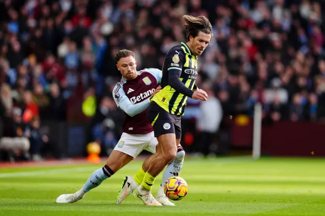 Matty Cash and Jack Grealish