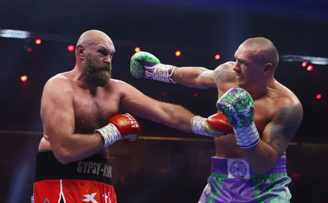 Tyson Fury and Oleksandr Usyk