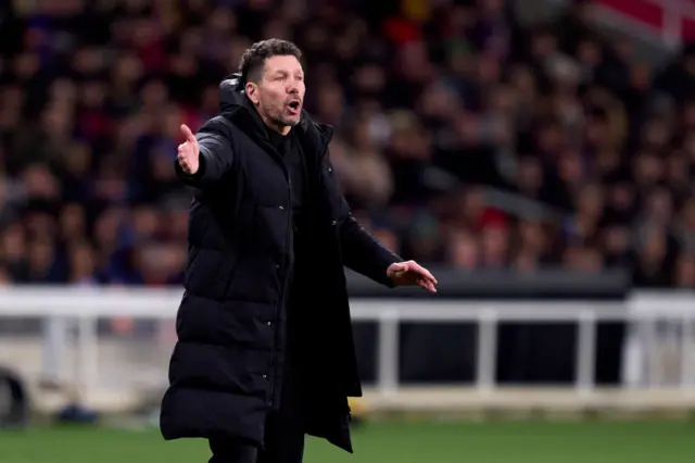 Head Coach of Atletico de Madrid Diego Simeone