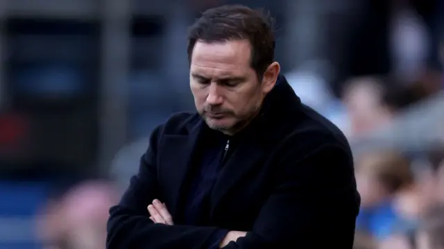 Coventry boss Frank Lampard looks dejected