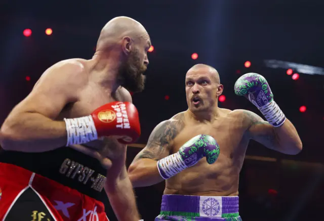 Tyson Fury and Oleksandr Usyk