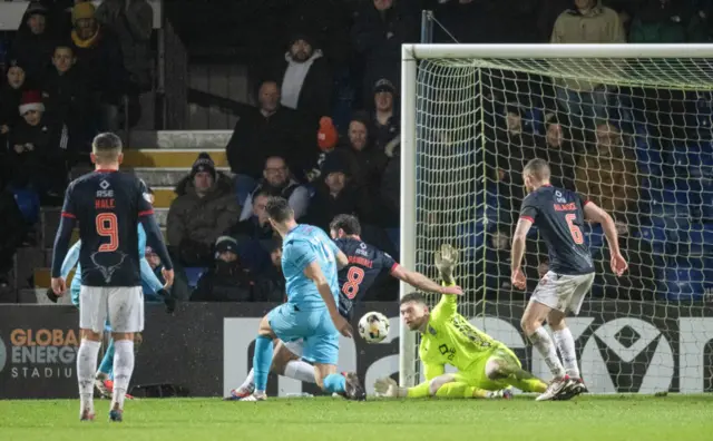 Alex Iacovitti pokes St Mirren into the lead