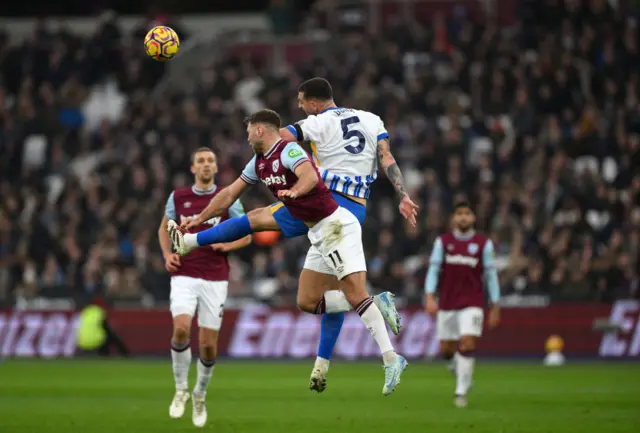 Niclas Fullkrug and Lewis Dunk