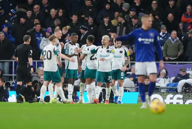 Newcastle celebrate