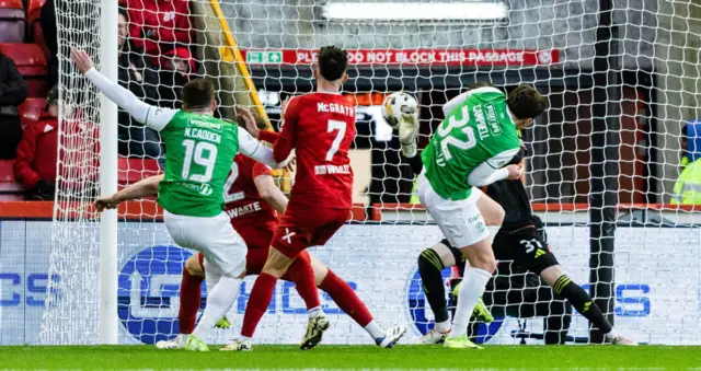 HT: Aberdeen 1-2 Hibernian