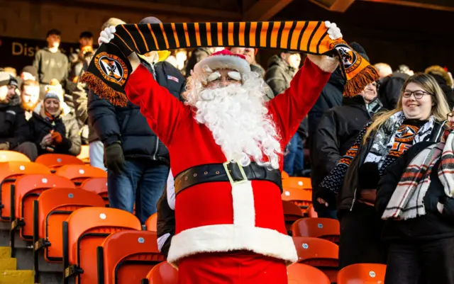 Santa is at Tannadice