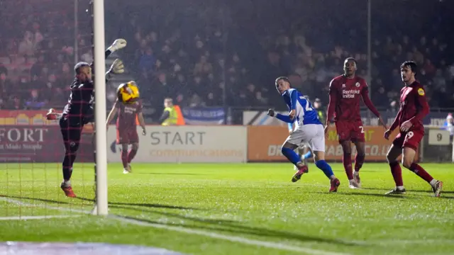 Jay Stansfield scores