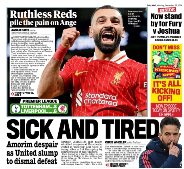 The Mail back page