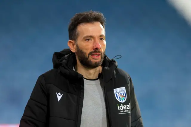 West Bromwich Albion head coach Carlos Corberan.