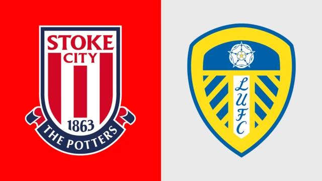 Stoke and Leeds badges