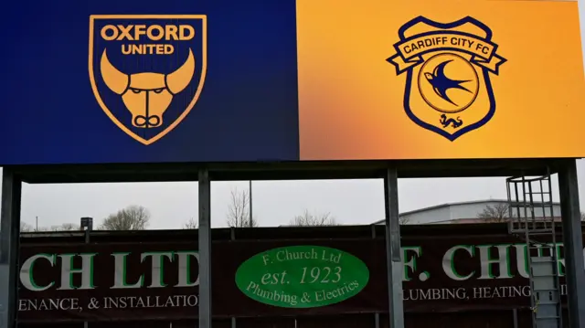 Oxford v Cardiff scoreboard