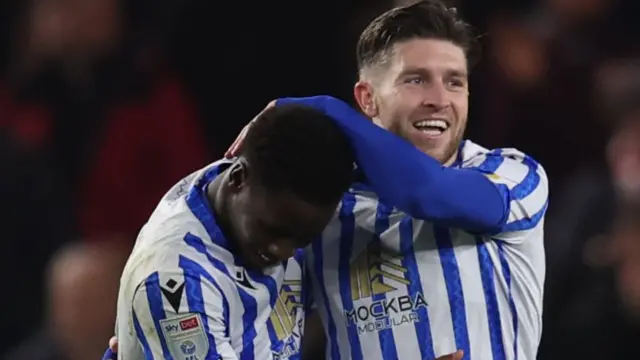 Sheffield Wednesday celebrate scoring