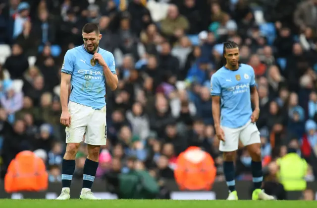 Man City dejected