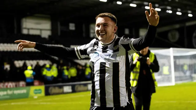 Caolan Boyd-Munce celebrates