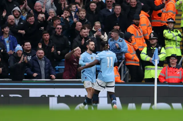 Bernardo Silva celebrates