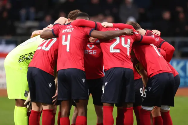 Ross County huddle