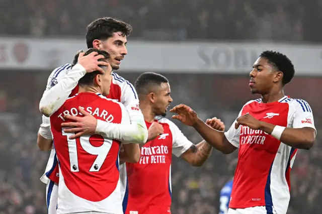 Kai Havertz of Arsenal celebrates