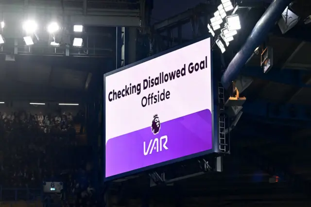 VAR on big screen