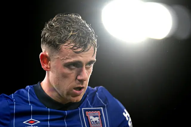 Sammie Szmodics of Ipswich looks on