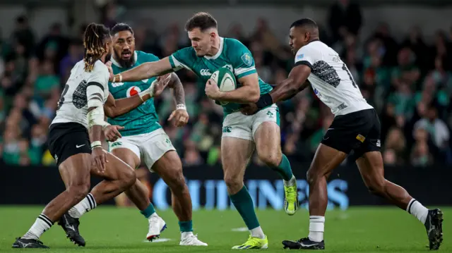 Jacob Stockdale against Fiji in November