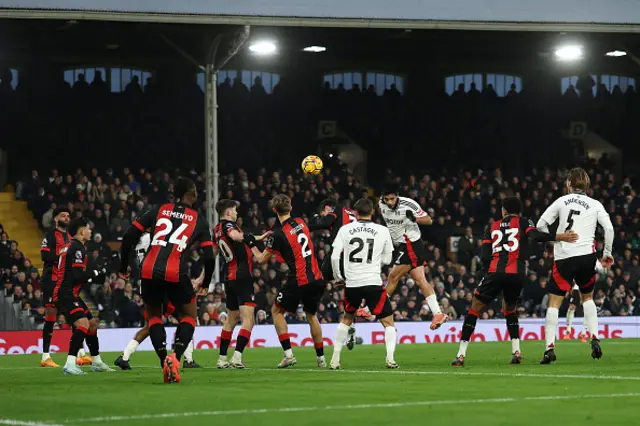 Raul Jimenez of Fulham scores