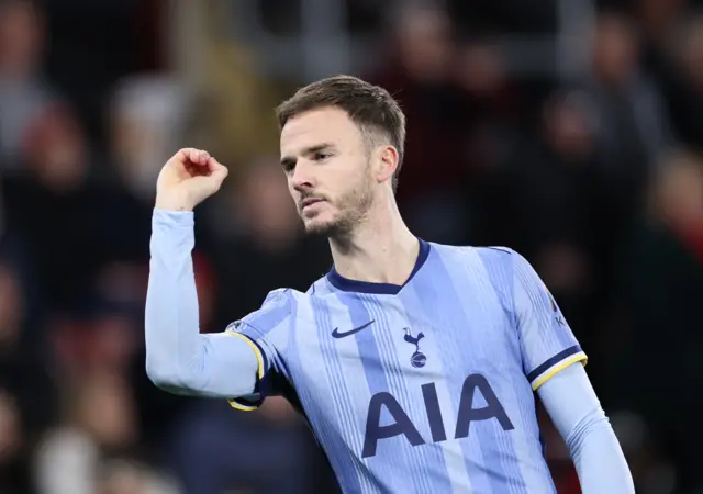 James Maddison celebrates a goal