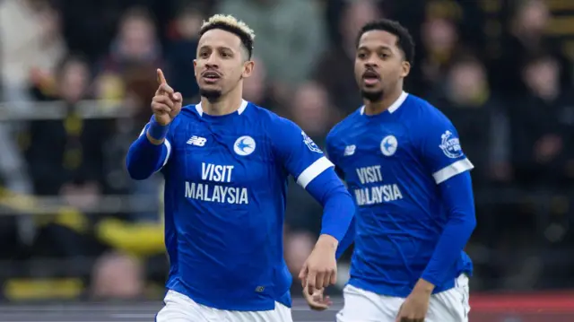 Callum Robinson celebrates