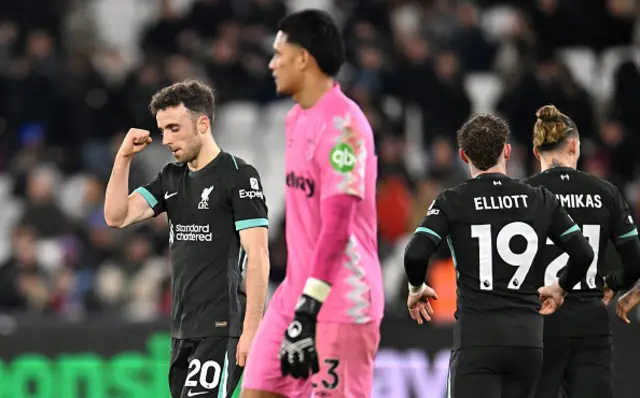 Diogo Jota of Liverpool celebrates