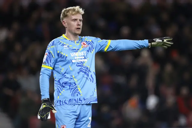 Middlesbrough keeper Tom Glover