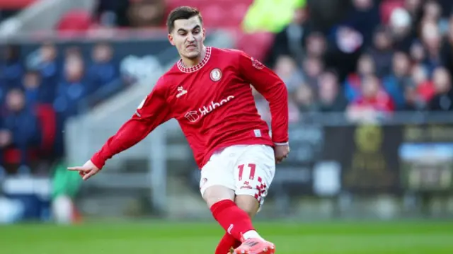 Anis Mehmeti opens the scoring for Bristol City