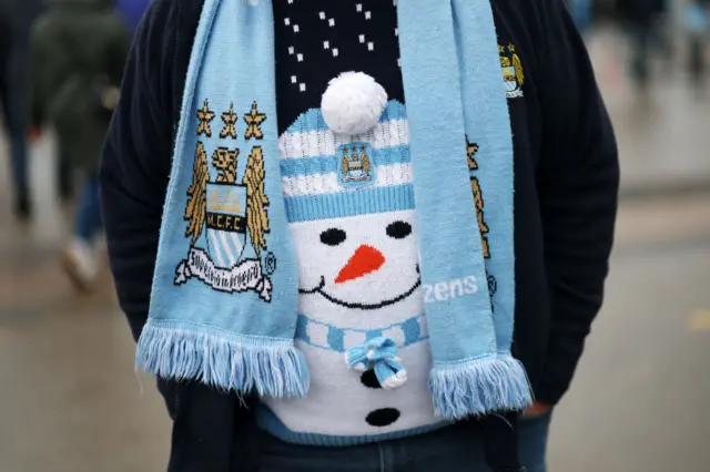 Man City festive clothes