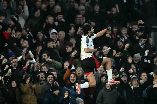 Raul Jimenez celebrates