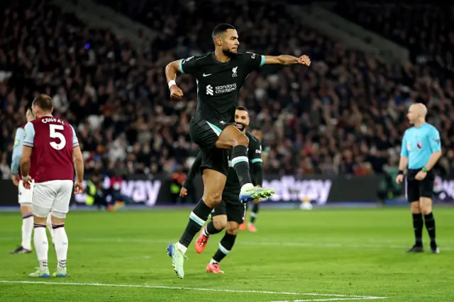 Cody Gakpo of Liverpool celebrates