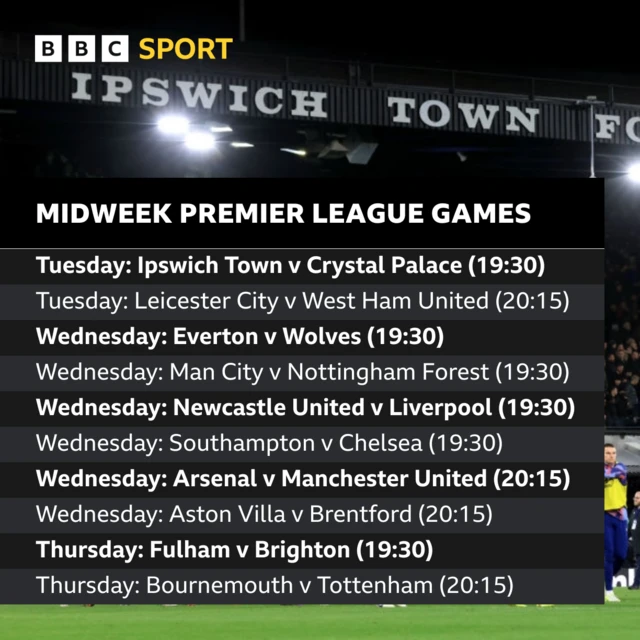 Premier League matches