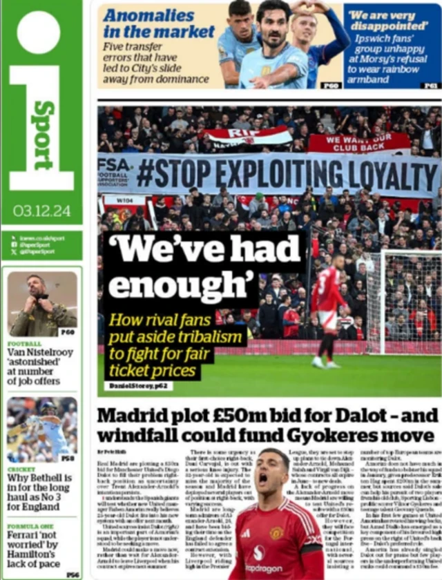 iSport back page
