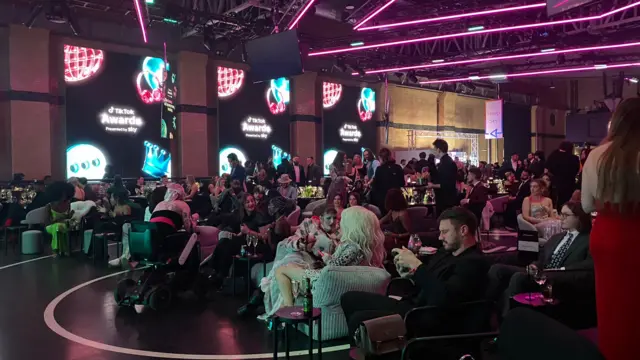 A view from inside the TikTok Awards ceremony