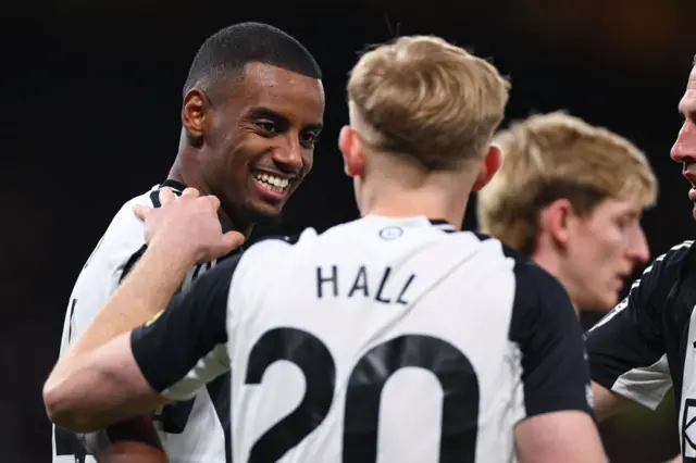 Newcastle's players celebrate