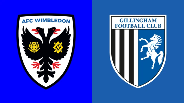 AFC Wimbledon and Gillingham club badges