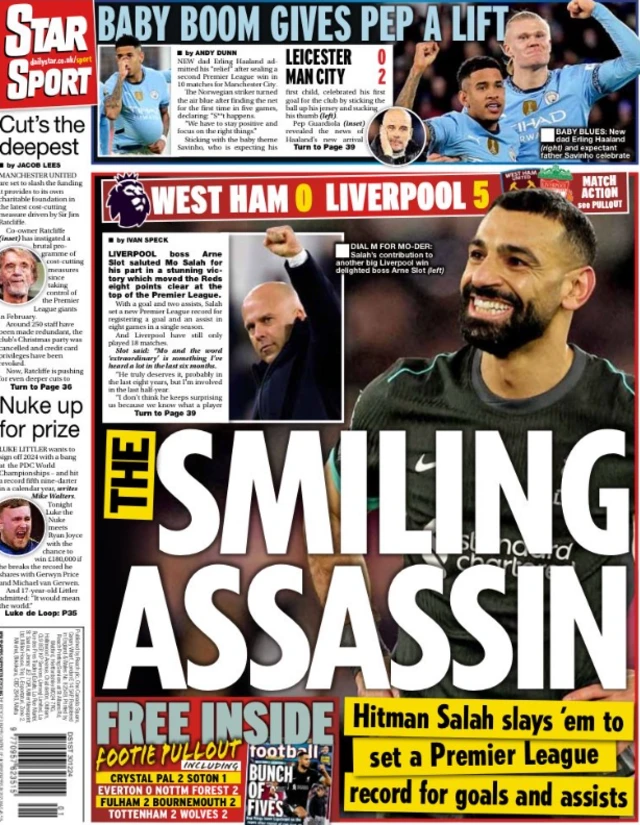 Daily Star back page