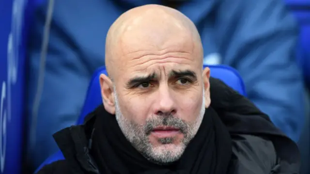 Man City manager Pep Guardiola