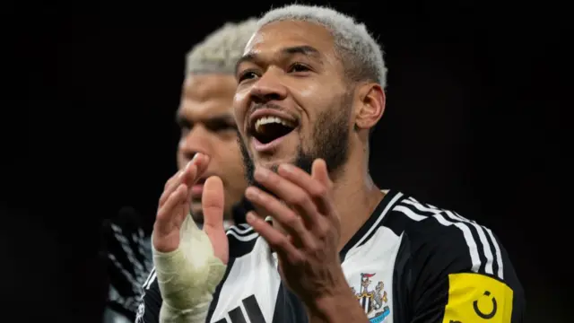 Newcastle goalscorer Joelinton