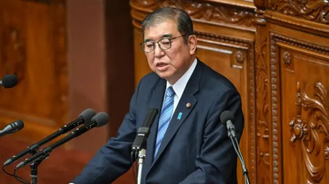 Japan's Prime Minister Shigeru Ishiba