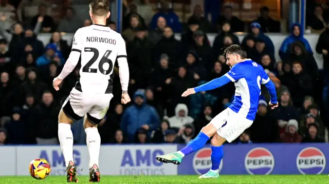 Alfie May scores for Birmingham City