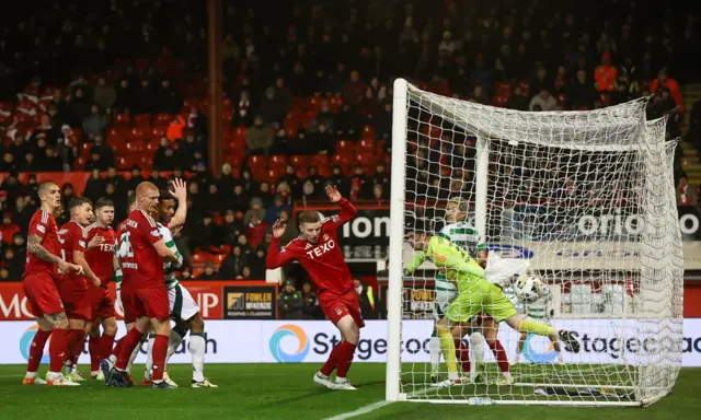 Paolo Bernardo scores straight from a corner