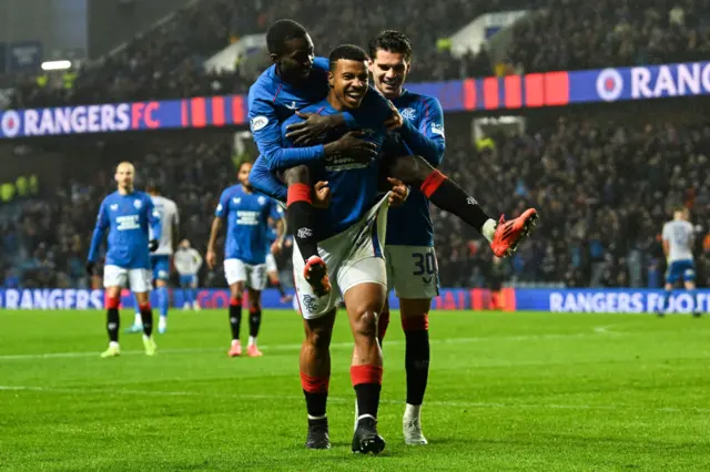 Rangers celebrate