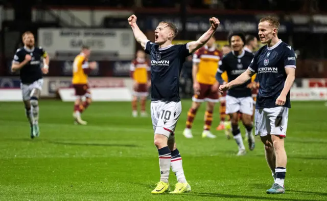 Lyall Cameron celebrates