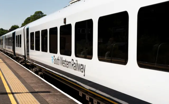 A South Western Railway train